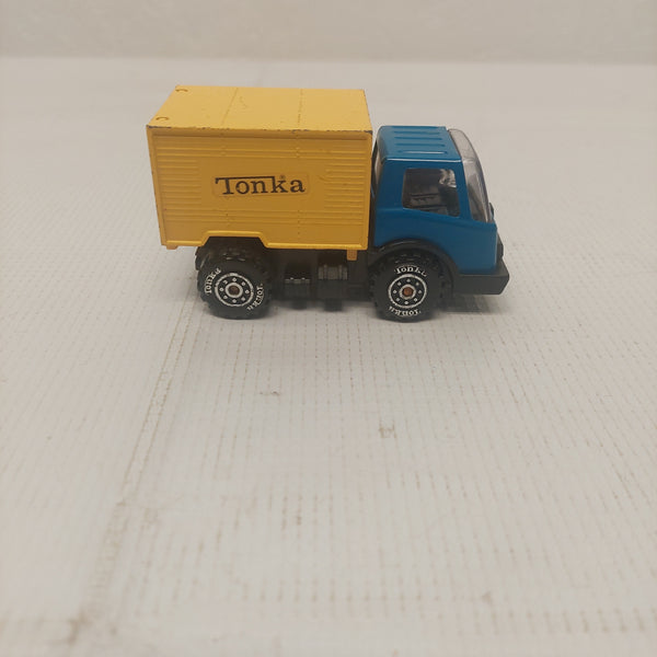 Vintage Tonka Blue and Yellow Box Truck