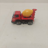 Vintage Tonka Red and Yellow Cement Mixer Truck