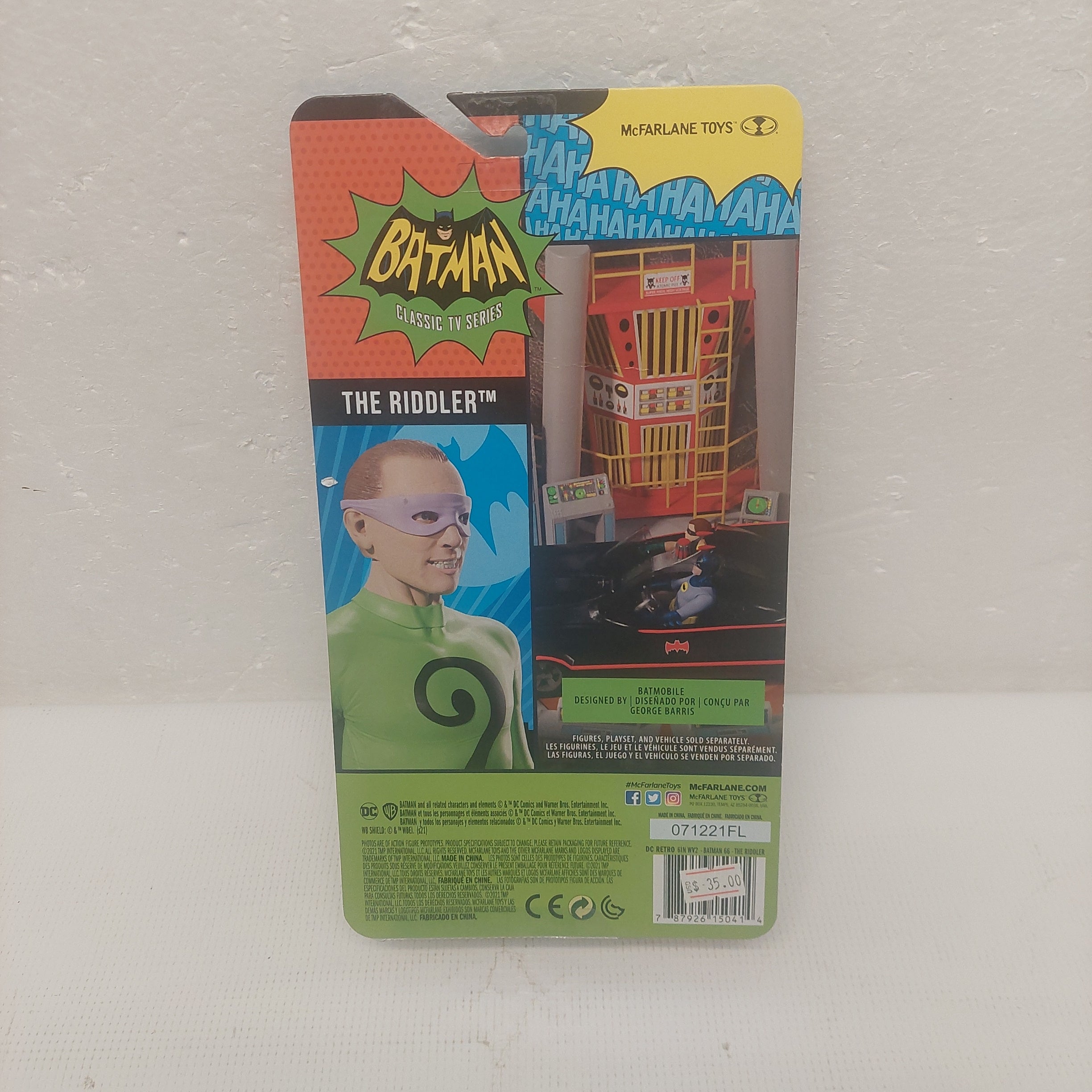 McFarlane Toys Batman The Classic TV Series The Riddler Figure