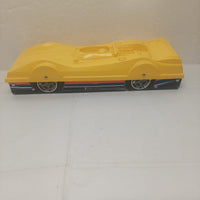 Vintage Matchbox Yellow Race Car Case