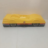 Vintage Matchbox Yellow Race Car Case