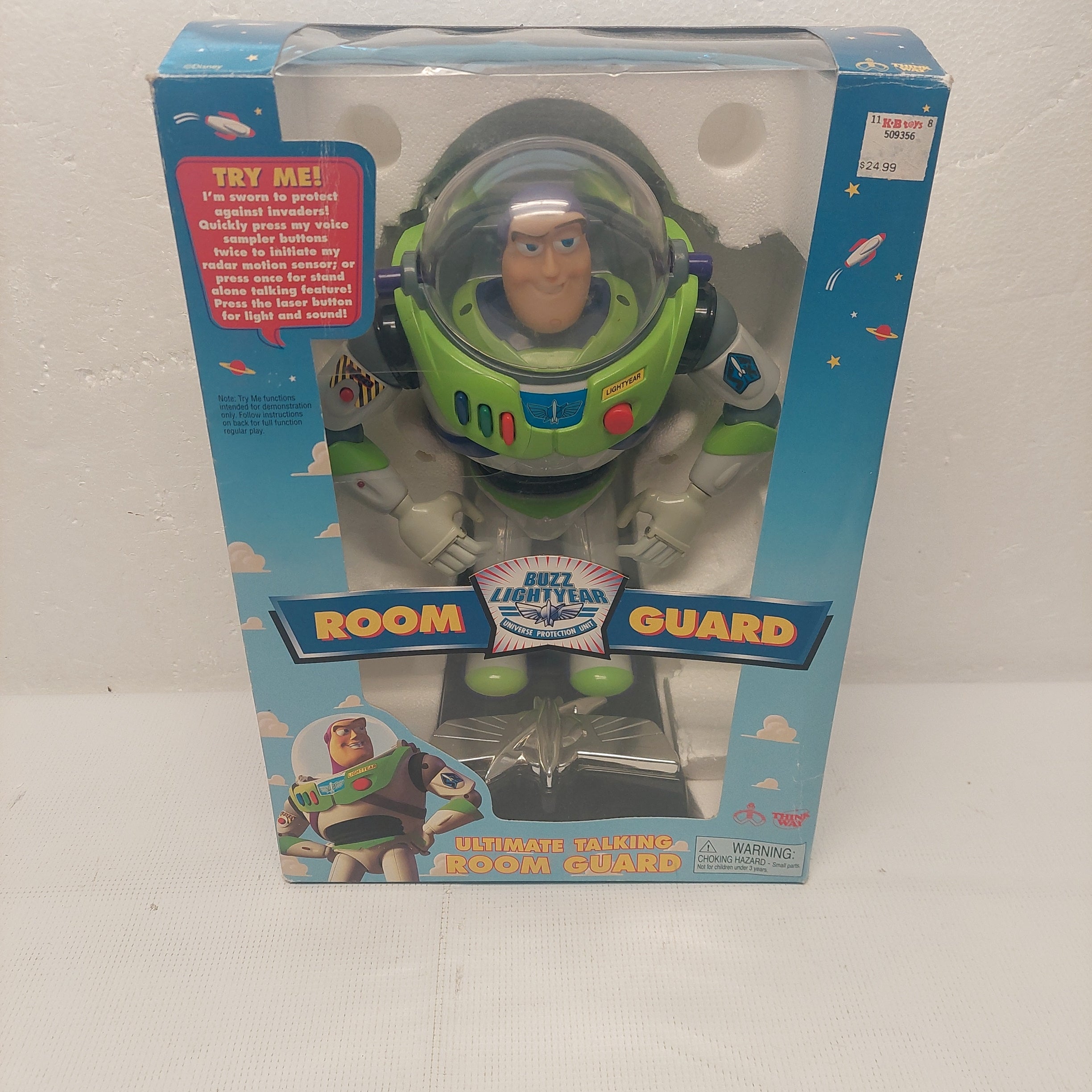 Disney Toy Story Buzz Lightyear Ultimate Talking Room Guard