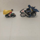 Hot Wheels Elite Batman Classic TV Series Batcycle with Batman and Robin