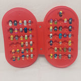 Lot of Mighty Beanz and Carrying Case