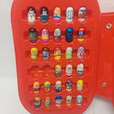 Lot of Mighty Beanz and Carrying Case