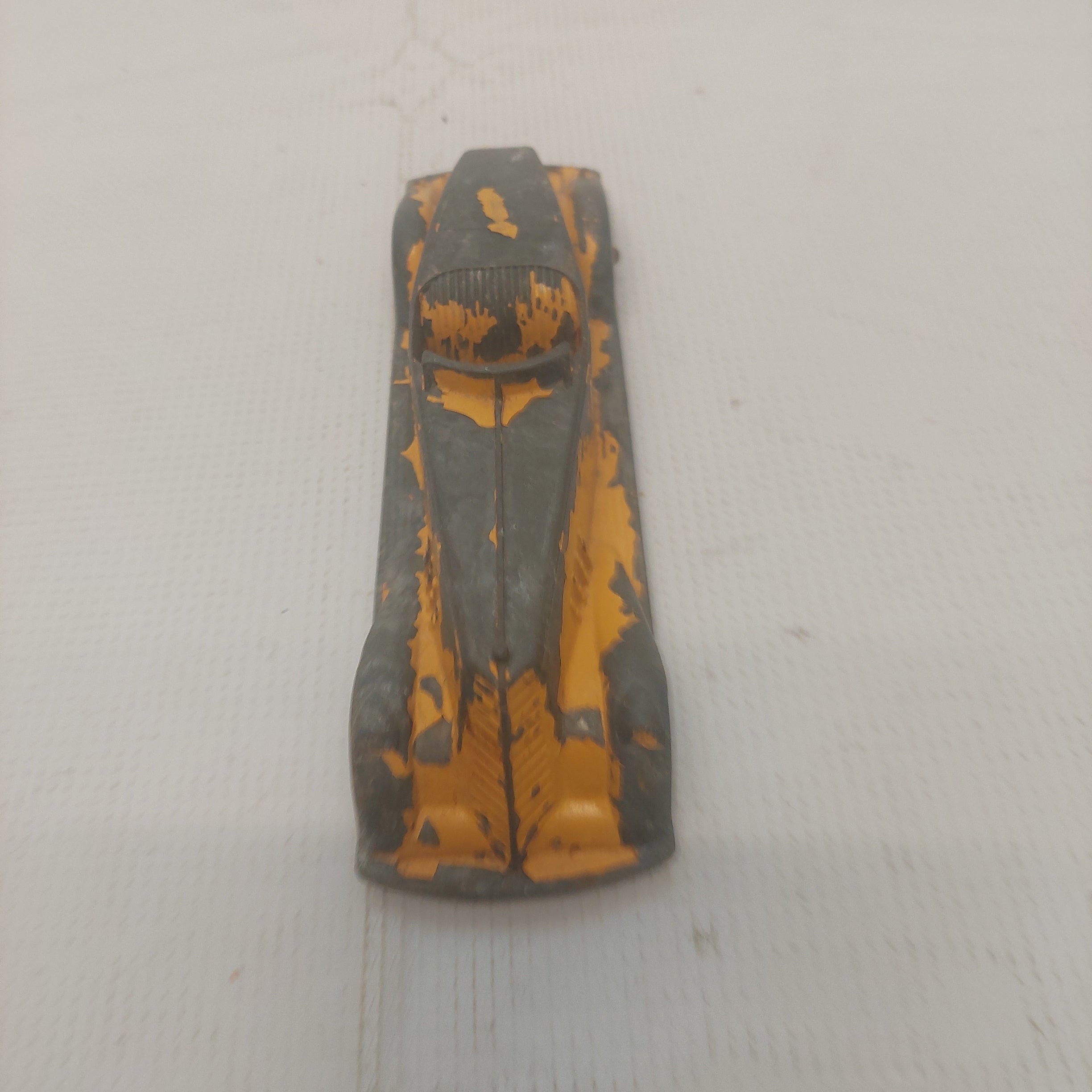 Vintage Metal Masters Speedster Yellow Convertible Die Cast Car