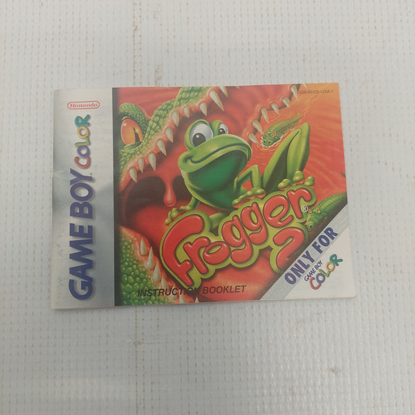 Nintendo Game Boy Color Frogger 2 Instruction Manual ONLY