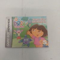 Nintendo Game Boy Advance Dora the Explorer Super Star Adventures Instruction Manual ONLY