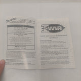 I War Atari Jaguar Manual ONLY