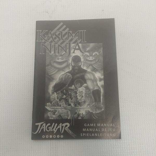 Kasumi Ninja Atari Jaguar Manual ONLY