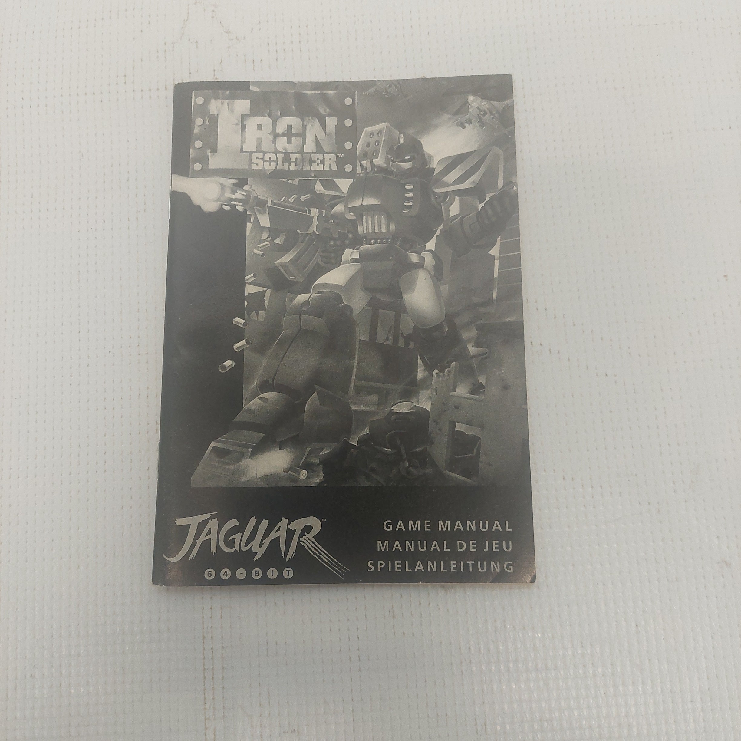 Iron Soldier Atari Jaguar Manual ONLY