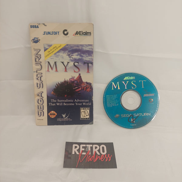 Myst Sega Saturn Game and Manual