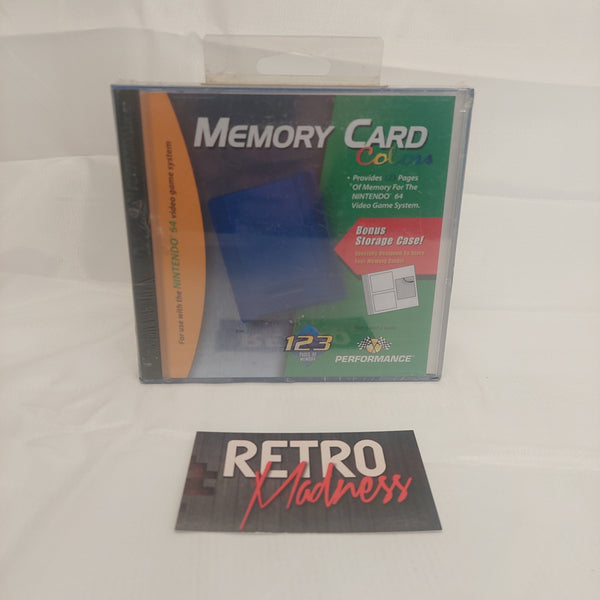 Memory Card Colors for the Nintendo 64
