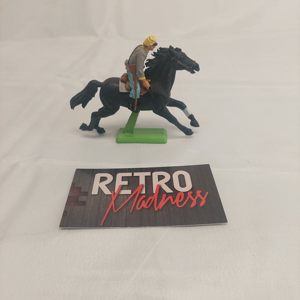 Vintage 1971 Britains LTD Deetail Civil War Soldier on Horse Figure