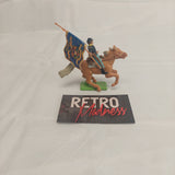 Vintage 1971 Britains LTD Deetail Union Soldier Riding with Flag Figure