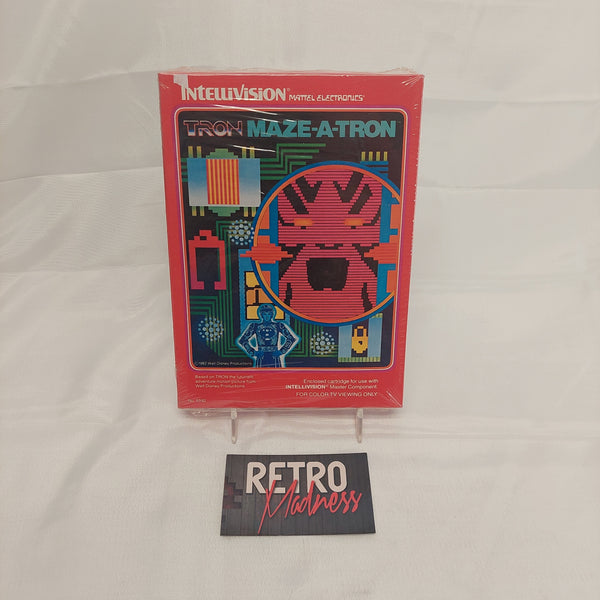 Intellivision Tron Maze-A-Tron Video Game Cartridge Sealed