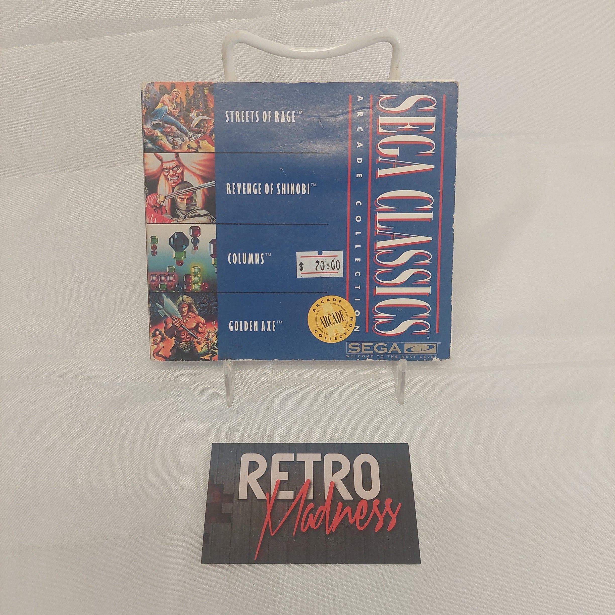 Sega CD Sherlock Holmes Consulting Detective and Sega Classics Arcade Collection Discs