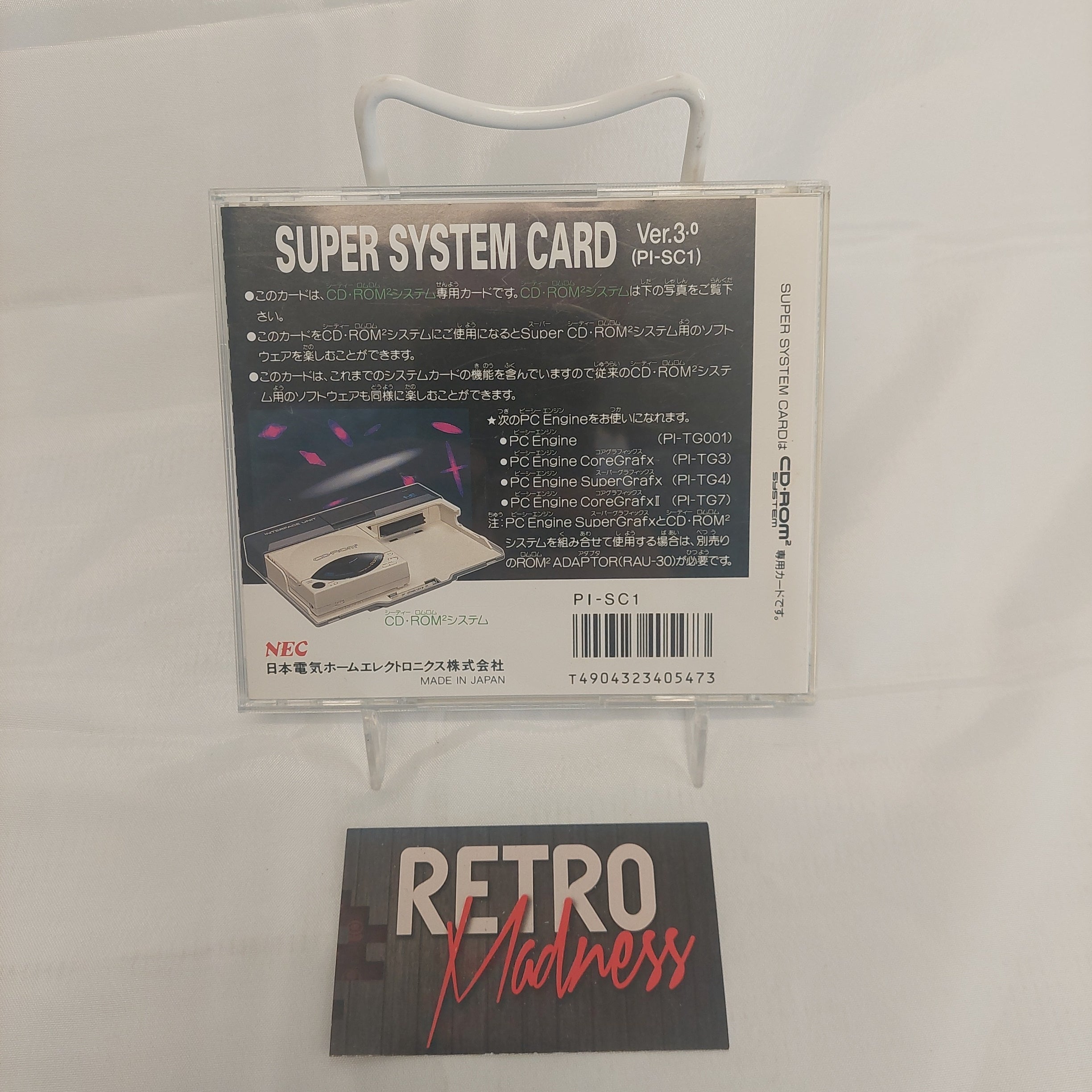 PC Engine Super System Card CD Rom2 System Ver. 3.0