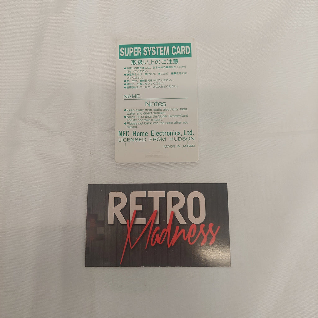 PC Engine Super System Card CD Rom2 System Ver. 3.0