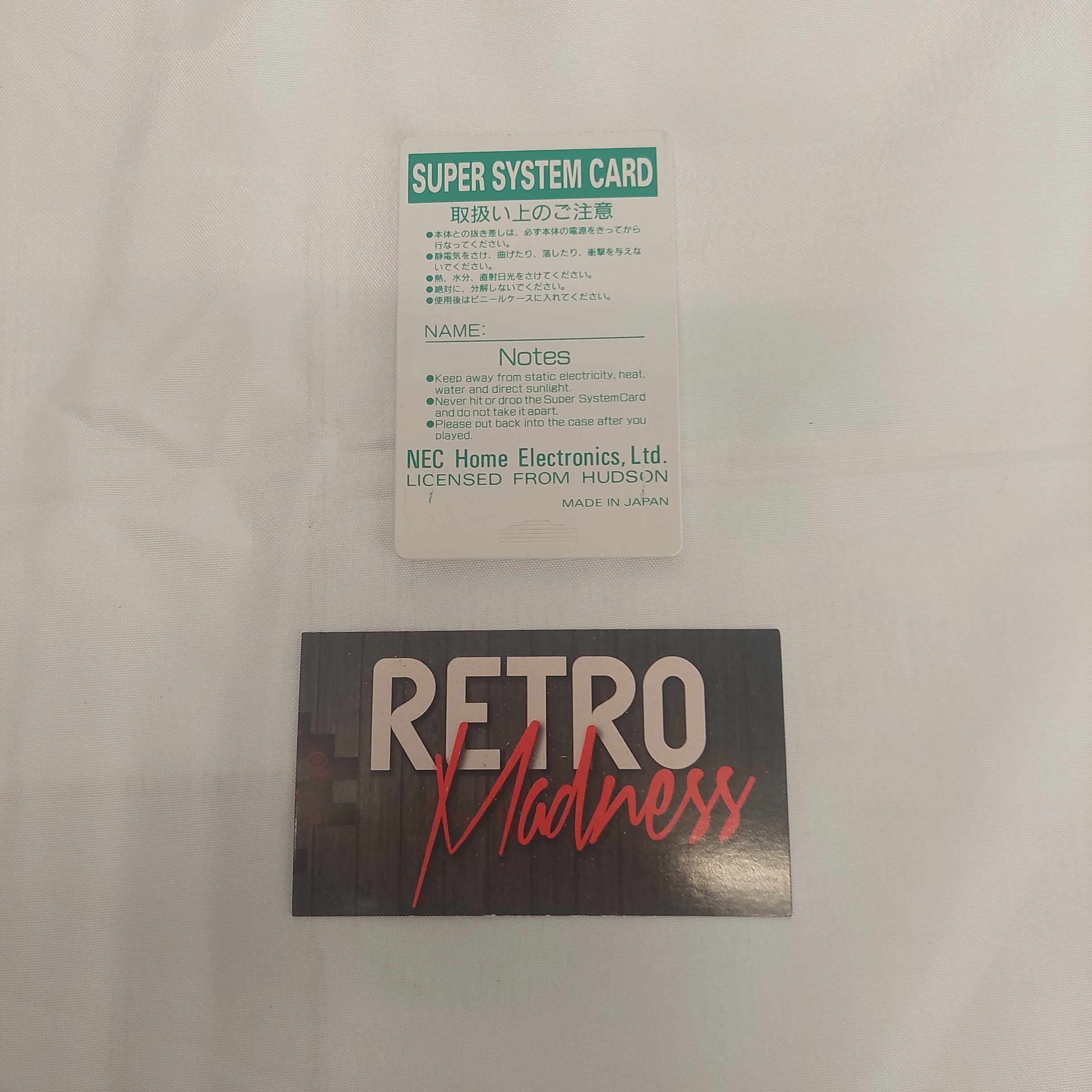 PC Engine Super System Card CD Rom2 System Ver. 3.0