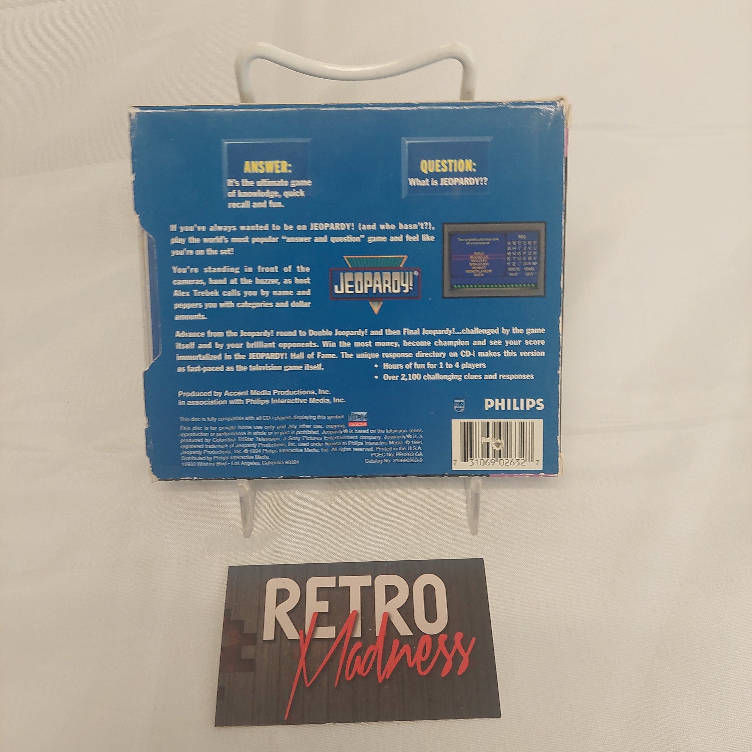 CD-i Games Jeopardy Compact Disc Interactive