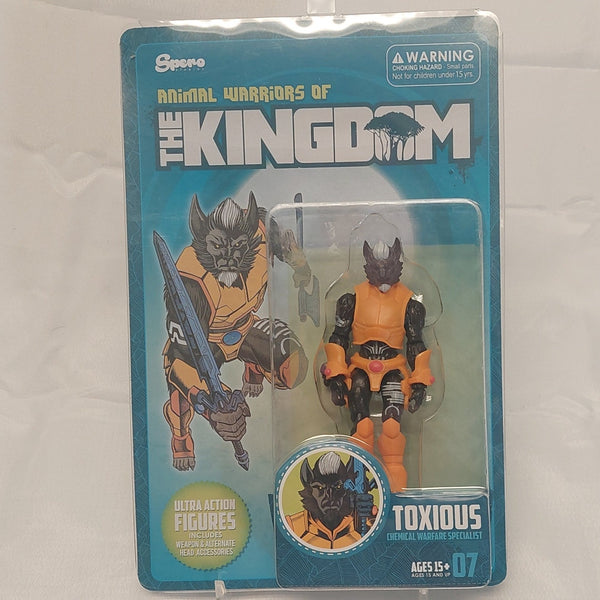 Animal Warriors of the Kingdom Toxious Chemical Warfare Specialist Figure Series One