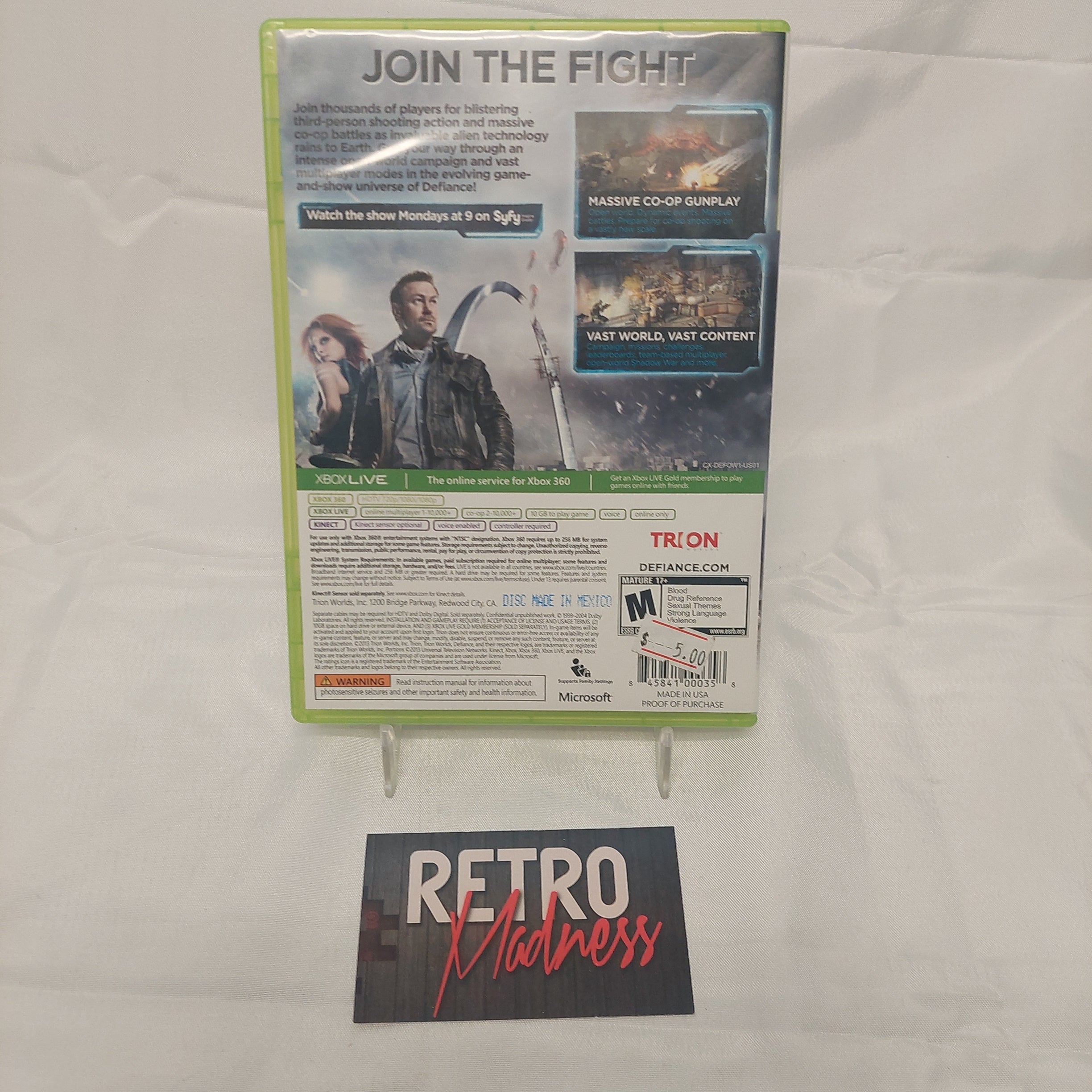 Xbox 360 Defiance Video Game