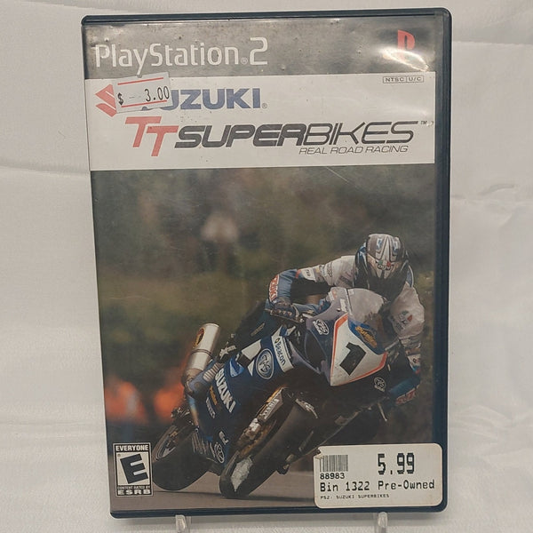PS2 Suzuki TT Super Bikes Real Road Racing Video Game