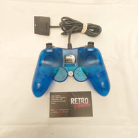 TTX Blue Wired Analog Controller 2 for PS and PS2 Tested