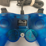 TTX Blue Wired Analog Controller 2 for PS and PS2 Tested