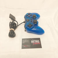 TTX Blue Wired Analog Controller 2 for PS and PS2 Tested