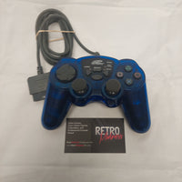 High Frequency Blue Dual Force Controller for PlayStation Tested