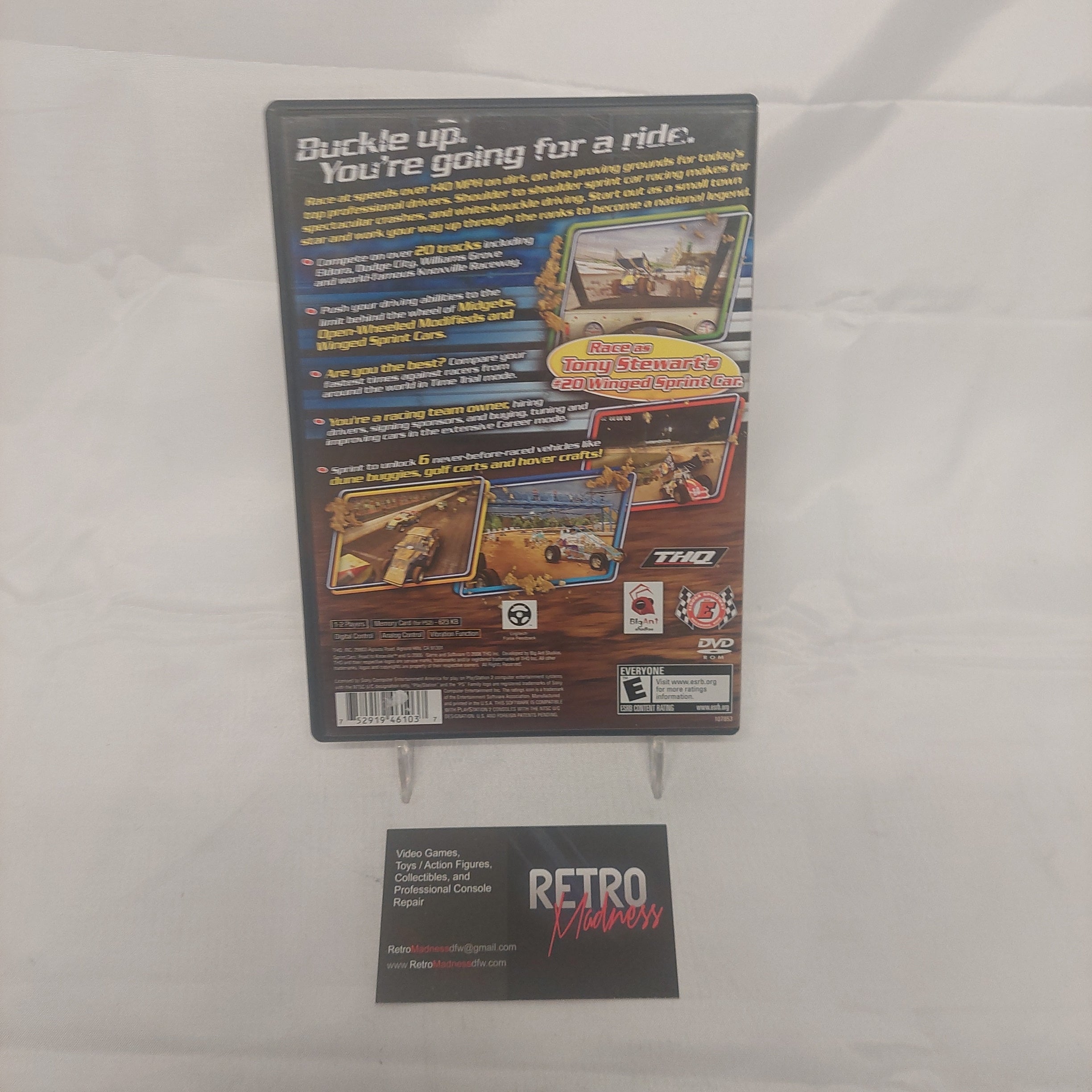 Sony PS2 Sprint Cars Road to Knoxville Video Game