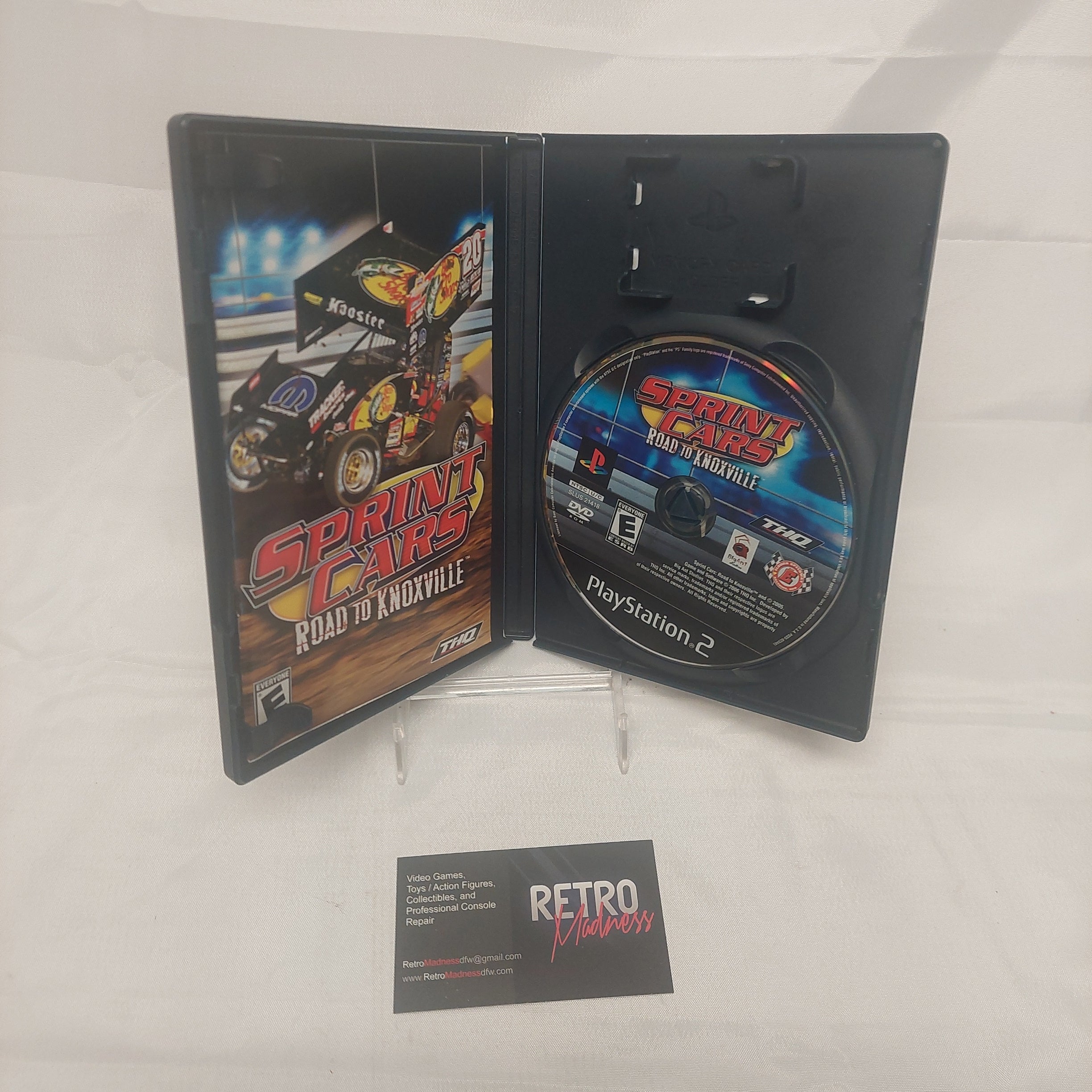 Sony PS2 Sprint Cars Road to Knoxville Video Game