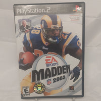 Sony PS2 Madden 2003 Video Game