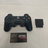 Hydra Performance PS2 Wireless Black Controller with Dongle Receiver Tested