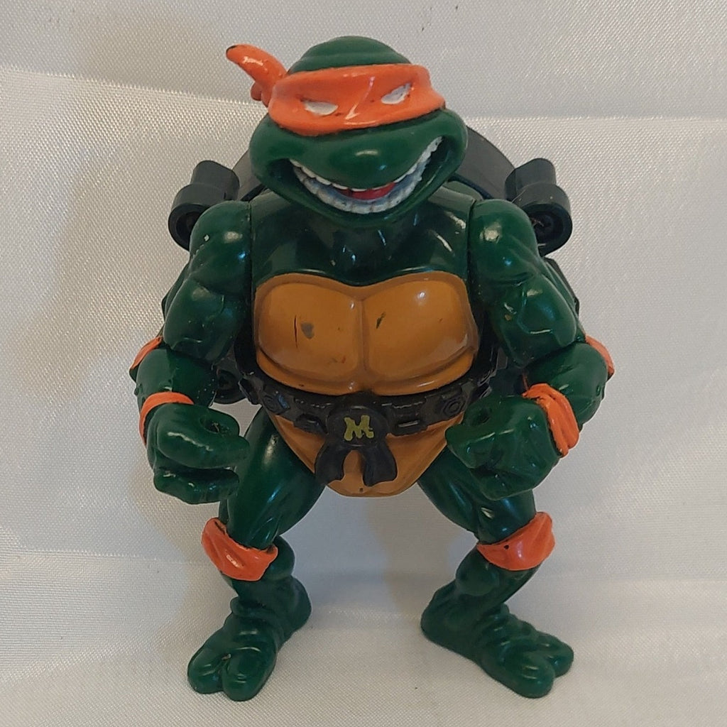 Teenage Mutant Ninja Turtles TMNT 1991 Talkin' Mike Michelangelo Figure Incomplete