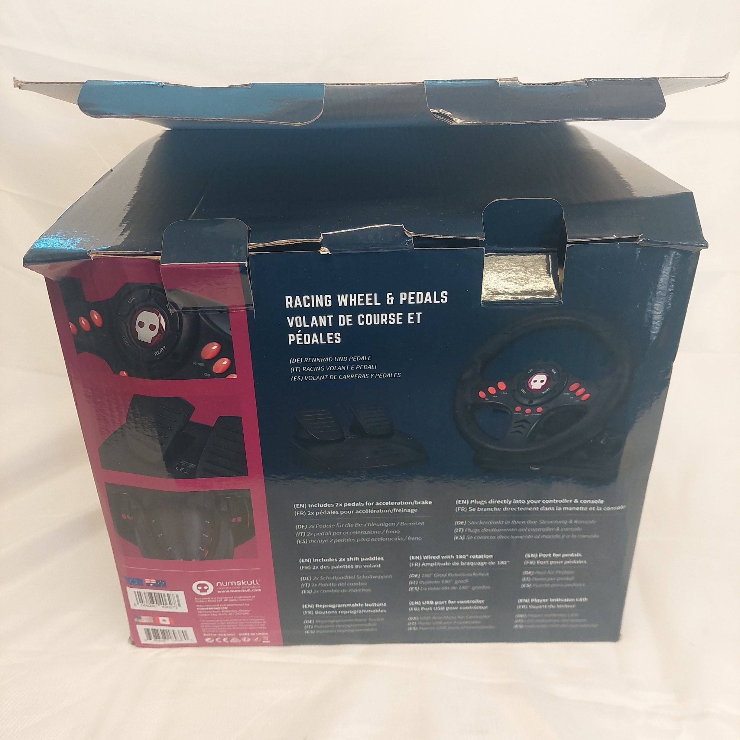 Numskull Racing Wheel & Pedals PS3 PS4 Xbox PC