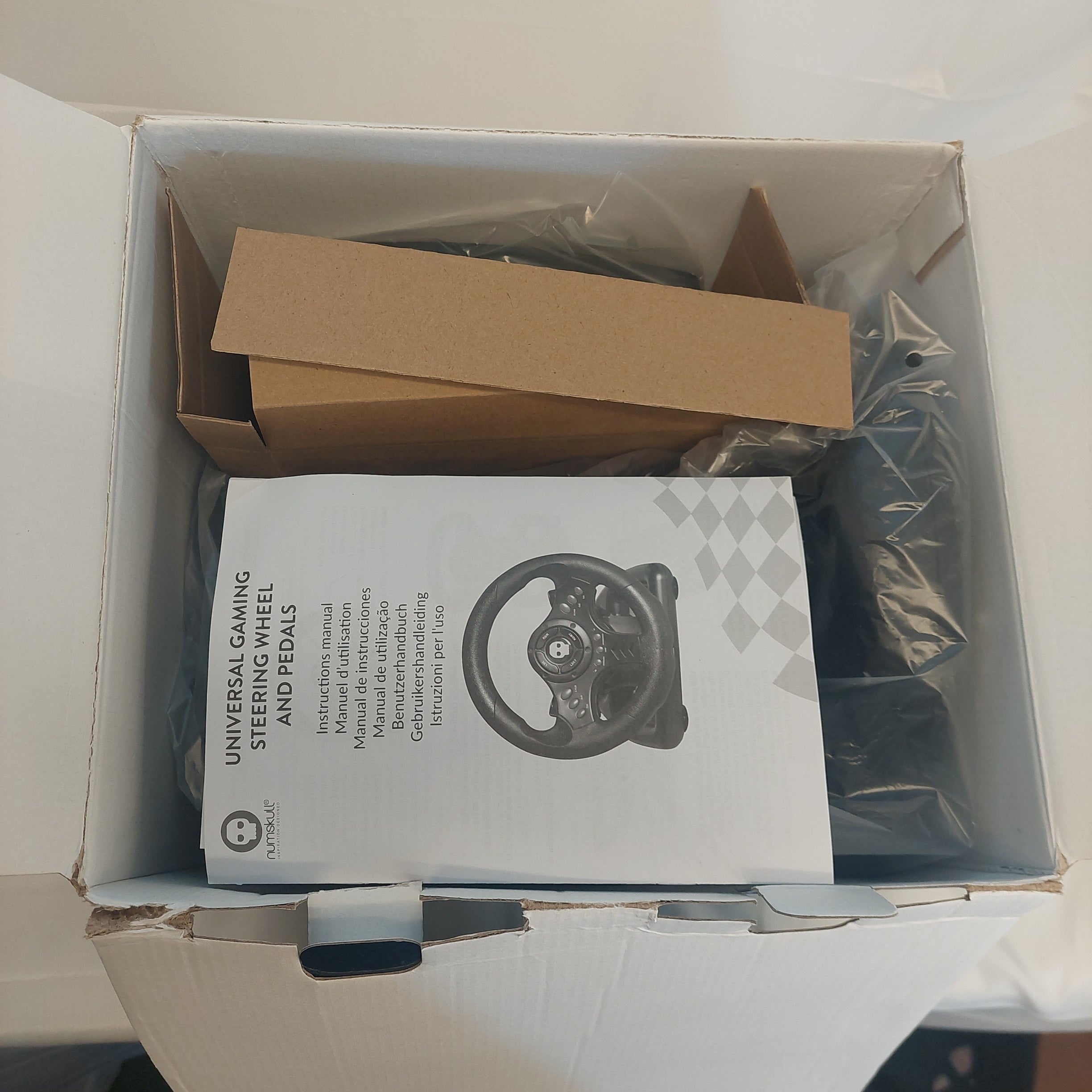 Numskull Racing Wheel & Pedals PS3 PS4 Xbox PC