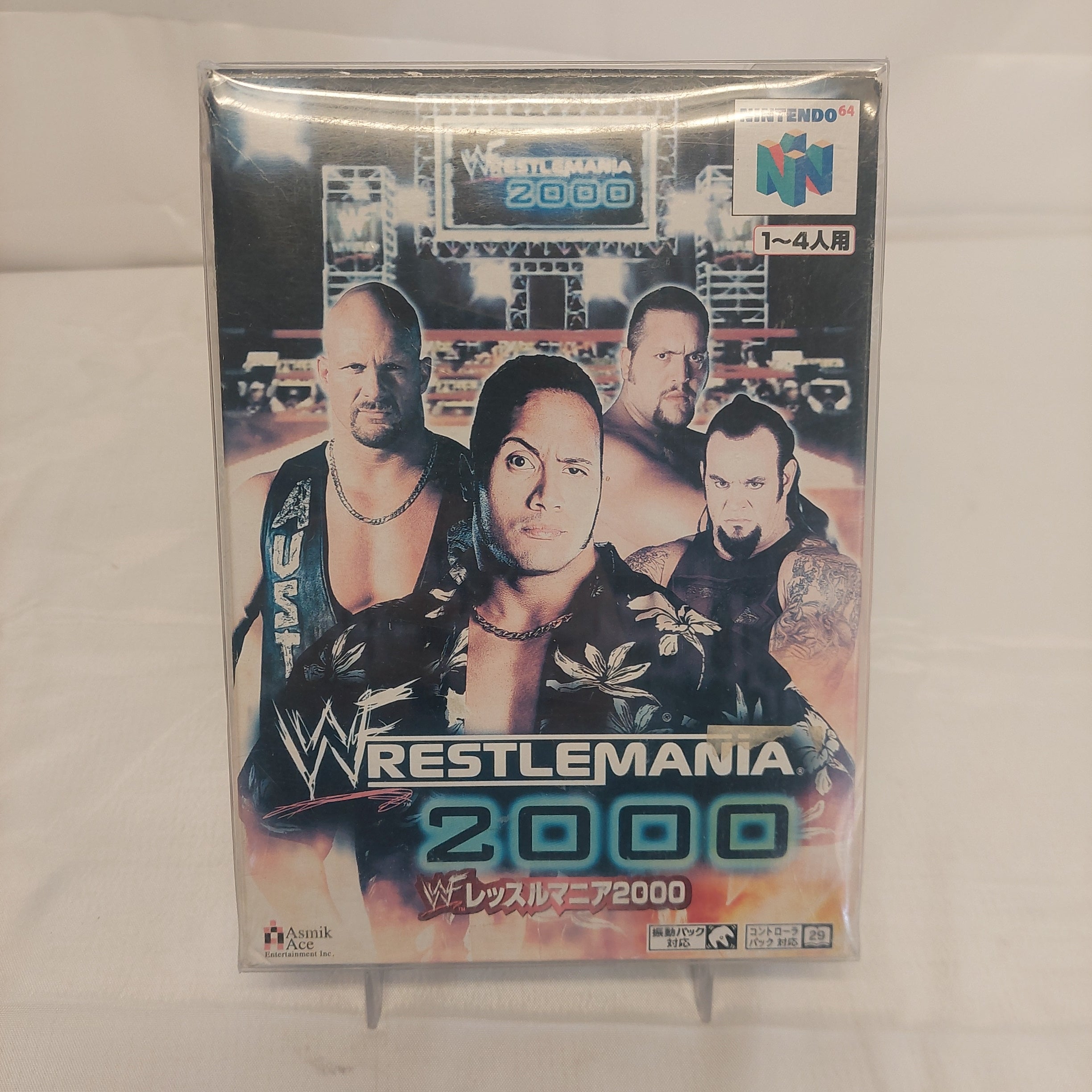 Nintendo 64 Wrestlemania 2000 Video Game Japanese