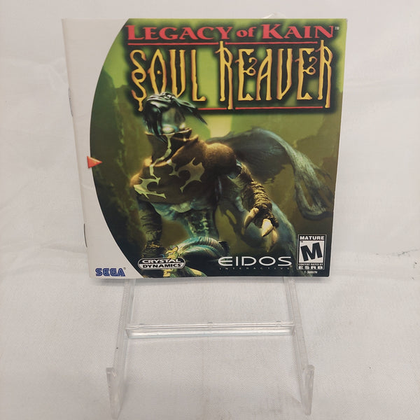 Sega Dreamcast Legacy of Kain Soul Reaver Manual ONLY