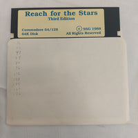 Commodore 64 Reach for the Stars Third Edition Game Disk Untested