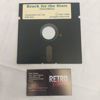 Commodore 64 Reach for the Stars Third Edition Game Disk Untested