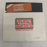 Commodore 64 Flight Simulator B-24 Combat Simulator Game Disk Untested