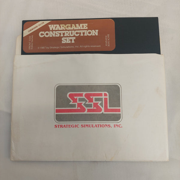 Commodore 64 Wargame Construction Set Game Disk Untested