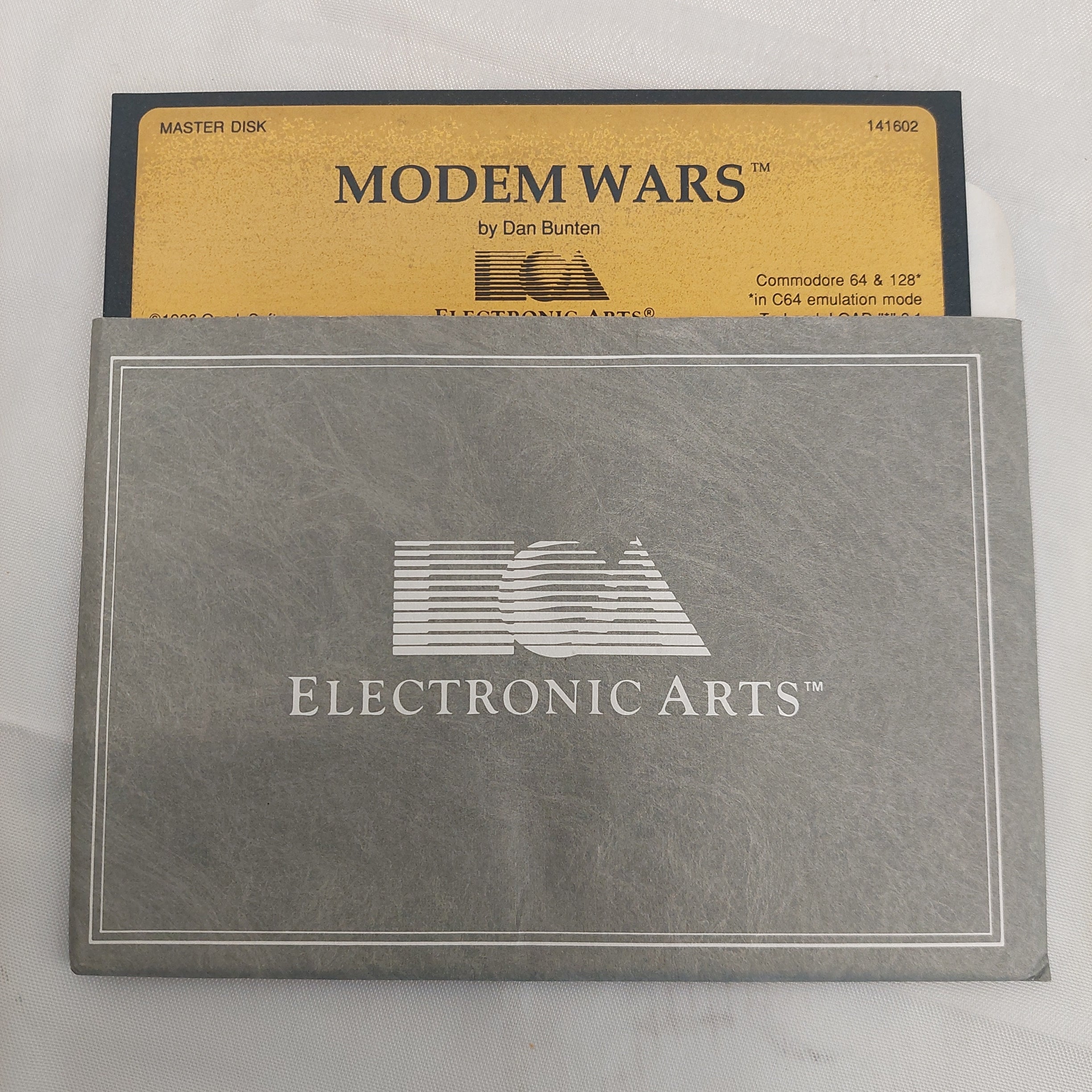 Commodore 64 Modem Wars Game Disk Untested