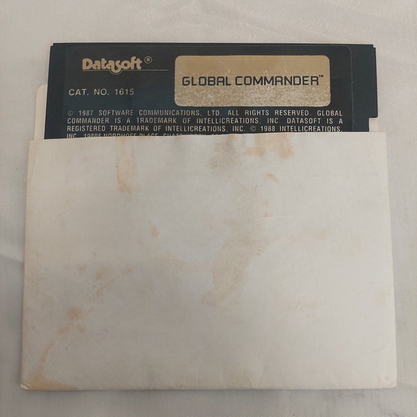 Commodore 64 Global Commander Game Disk Untested