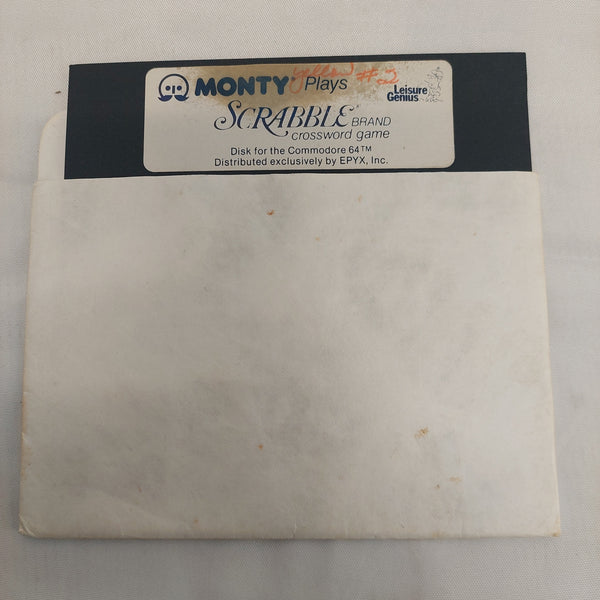 Commodore 64 Monty Plays Scrabble Game Disk Untested