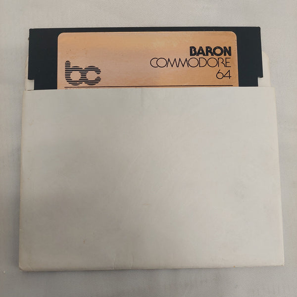 Commodore 64 Baron Game Disk Untested