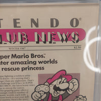 Vintage Nintendo Fun Club News Winter 1987 CGC Universal Graded